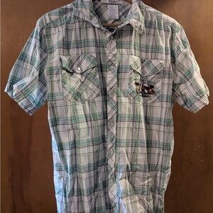 Disney Parks Mickey Men’s Button-Up Shirt